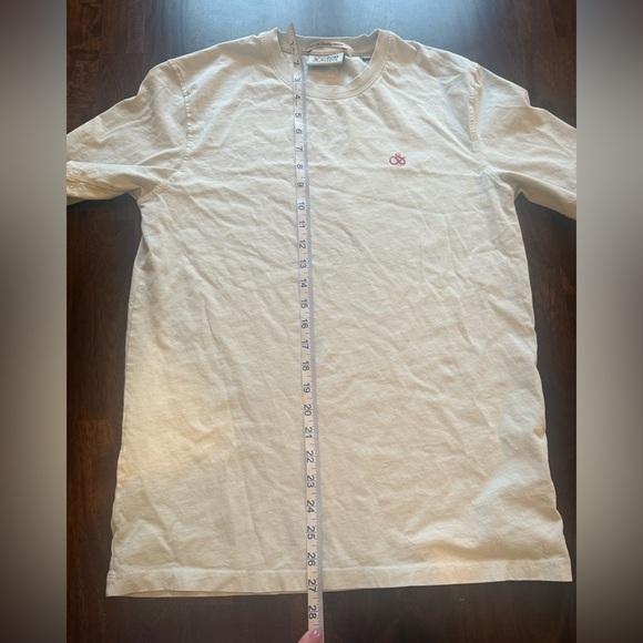 Scotch & Soda Crew Neck T Shirt Mint Green Logo Casual Short Sleeve Tee Cotton - Picture 7 of 14